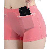 Sinstrong Plus Size Women Safety Short Pants Soft Boyshort Under Skirt Shorts With Zipper Pockets Breathable Theft-proof Female Underwear