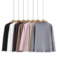 【มีไซส์ใหญ่】Plus Size Womens De-velvet Shirts Oversized Long Sleeved Solid Color Vintage Female Autumn Winter Tops