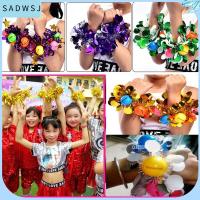 SADWSJ 4pcs/2pairs ที่จับพลาสติกจับ ดอกไม้สำหรับการแข่งขัน ที่จับสองรู อุปกรณ์กีฬาสโมสร ตกแต่งปาร์ตี้เต้นรำ เชียร์ลีดเดอร์ปอมปอม บอลเชียร์เชียร์ลีดเดอร์