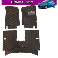 พรมปูพื้นรถยนต์ 6D HONDA BRIO , HONDA AMAZE พรม6D ฮอนด้า บริโอ เข้ารูป เต็มคัน