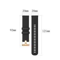 20Mm Xiaomi Huami Amazfit Mi GTS 3 2 4สายนาฬิกาข้อมืออัจฉริยะ2e ขนาดเล็ก Amazfit Bip U 3 Pro GTR 42Mm หัวเข็มขัดสีโรสโกลด์ Gelang / - ขายดี Aboasv