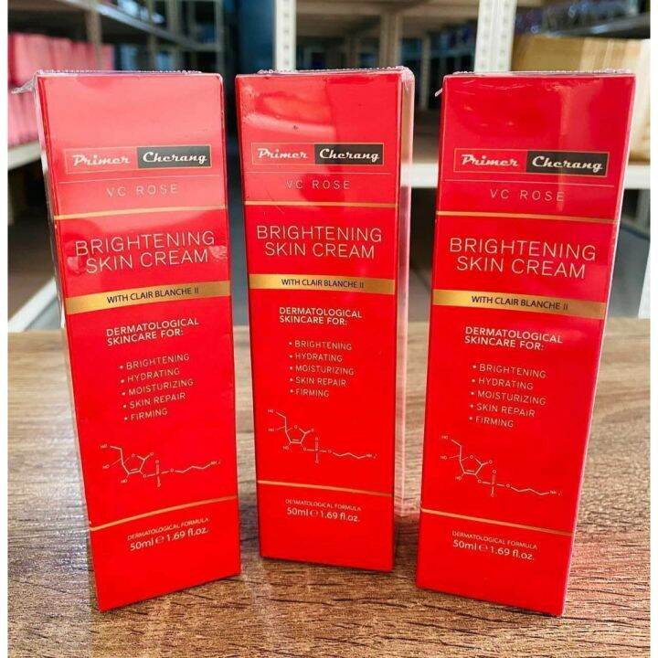 BRIGHTENING SKIN CREAM PRIMER CHERANG Lazada