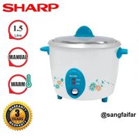 SHARP หม้อหุงข้าว 1.5ลิตร รุ่น KSH-D15 ++คละสี++