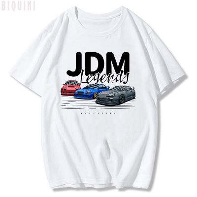 Jdm Legend Car T Shirts Men Mix Civic Printed Cotton Short