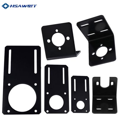 Motor Mount Bracket Universal Straight Plat Fixing Mounting Bracket for 750/755/775/795/895 DC Motor NAME 42/57/86 Stepper Motor Wall Stickers Decals