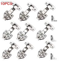 ﹉♞∋ 10 Pcs Hinges Stainless Steel Hydraulic Cabinet Door Hinge Damper Buffer Soft Close Hinge for all Kitchen Cupboard Wardrobe