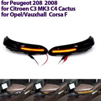 Dynamic LED Turn Signal Light Sequential Rearview Mirror Light For Peugeot 208 2008 12-22 Citroen C3 MK3 C4 Cactus Opel Corsa FSignal Light Assemblies