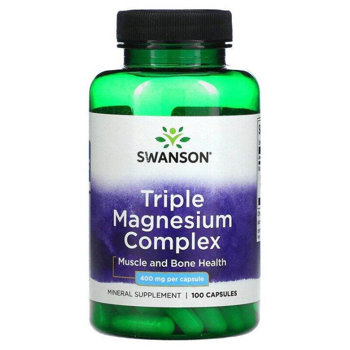 Magnesium Triple Source, 400 mg, 100 Capsules Lazada PH