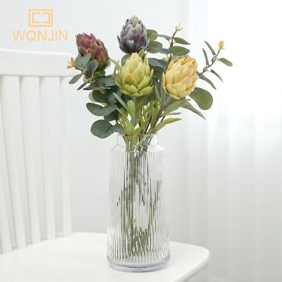 【cw】 WQNJINend Artichoke Fruit Artificial PlantsRoom DecorationArrangement Accessaries Plantas Artificales