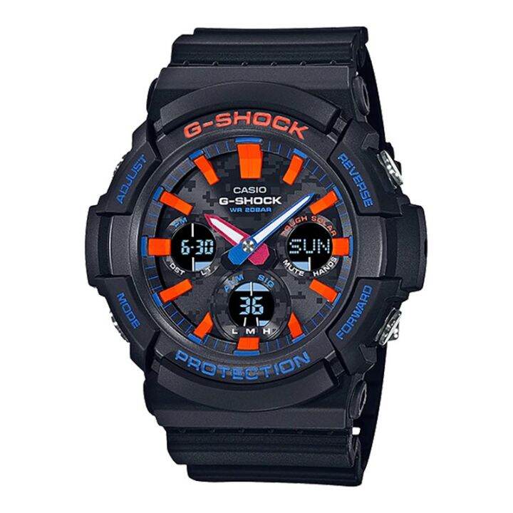 Jam Tangan Pria Casio G-Shock GAS-100CT-1ADR Dazzling Nights Tough ...