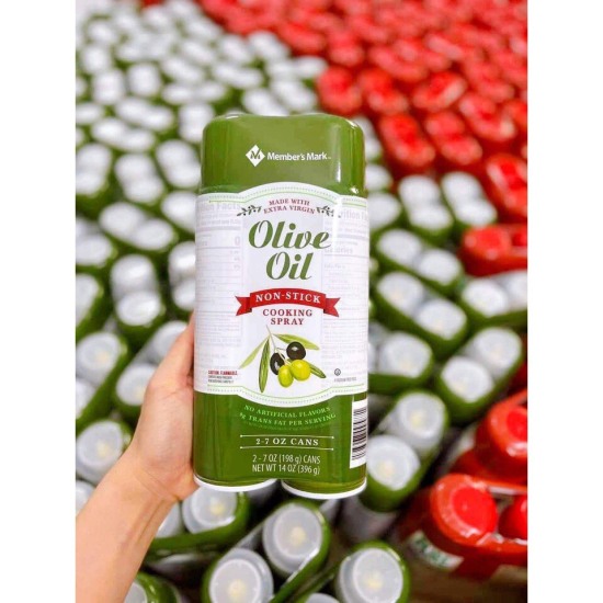 Dầu xịt ăn kiêng 0 calo olive oil member s mark - 7oz khoảng 700 lần xịt - ảnh sản phẩm 2