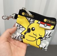 Japanese zipper key bag cloth art female general receive bag key card package mini cartoon small car key package