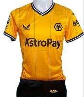 เสื้อกีฬาฟุตบอลผู้ใหญ่ทีม สโมสรวูฟแฮมป์ตันวอนเดอเรอส์ (Wolverhampton Wanderers) (ทีมเยือน) ฤดูกาล 2022/2023