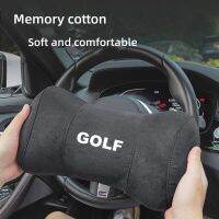 Car Headrest Neck Protection Pillow Plush Warm Cushion For Volkswagen VW Golf 4 5 6 7 MK4 MK5 MK6 Mk7 A4 A5 A6 Rline R Line Seat Cushions