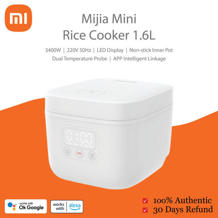 Xiaomi Mijia Electric Rice Cooker 1.6L,LED Display,Kitchen Mini Cooker