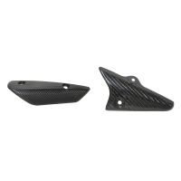 Motorcycle Real Carbon Fiber Exhaust Pipe Cover Decorator Exhaust Protective Cover for EXCELLE Cobra 321R RR S