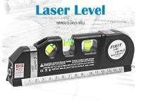 EsoGoal อุปกรณ์ วัดระดับน้ำ พร้อมเลเซอร์กะระยะ และตลับเมตร 8 ฟุต Multipurpose Laser Level laser measure Line 8ft+ Measurement Tape Ruler Adjusted Standard and Metric Rulers