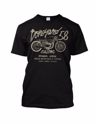 Desain Kaus Bobber 58 Gambar Kasual Pria T-Shirt Buatan Tangan Boneyard Kustom Sepeda Motor Retro Kaus Bersepeda Cetakan Digital S-4XL-5XL-6XL