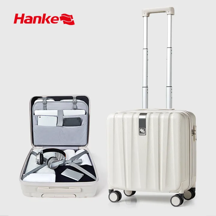 Hanke Business Travel Suitcase Carry On Luggage Underseat Hard Shell