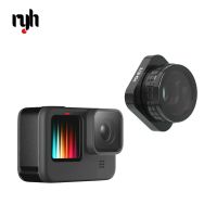 Wide-angle Fisheye Lens for GoPro Hero 9/10/11 Black Action Camera Accessories 180 Degree Wide Angle Cameras Filter Lenses