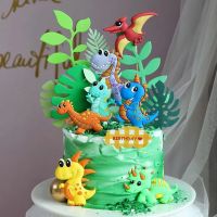 Soft Glue Baking accessories Happy Birthday Jungle Jurassic baking Kids Boy De