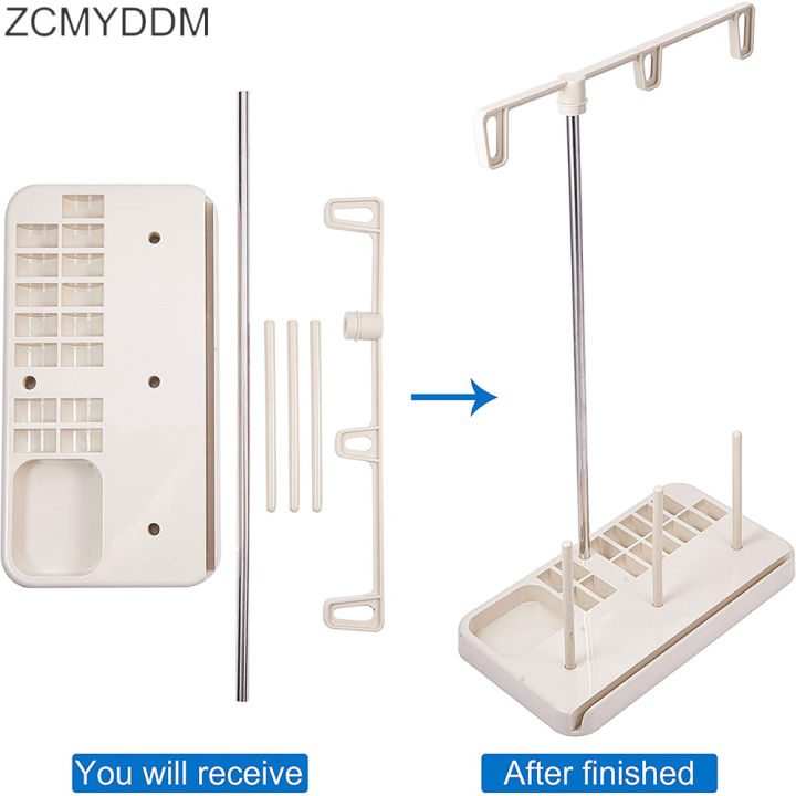 zcmyddm-กระทู้3-s-pool-ผู้ถือด้ายเย็บผ้าสำหรับบ้านจักรเย็บผ้ากระทู้ออแกไนเซอร์-s-pool-diy-จักรเย็บผ้าควิลท์อุปกรณ์เสริม