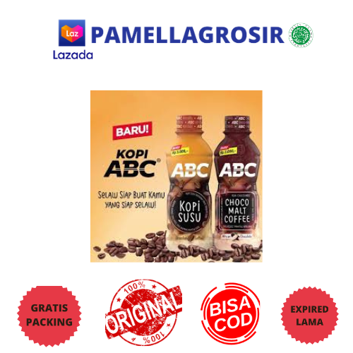 KOPI ABC BOTOL COFFEE 200ML CAIR READY TO DRINK RTD SUSU CHOCO MALT 200