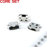 100Pcs Micro USB 5pin B type Female Connector For Mobile Phone Micro USB Jack Connector 5pin Charging Socket