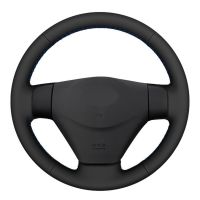 Car Steering Wheel Cover DIY Black Artificial Leather For Hyundai Getz (Facelift) 2005-2011 Accent 2006-2011 Steering Wheels Accessories