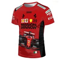 F1  Team T-shirt 3D print Sumemr Short Sleeve Men Oversized Clothing Formula One Racing Mens Tees Shirts Cool