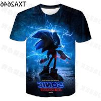 COD SDFGERTERT Sonic the Hedgehog t shirt kids Summer Boys Cartoon 3D Printed Girls Streetwear Children Clothes Baby T-shirt