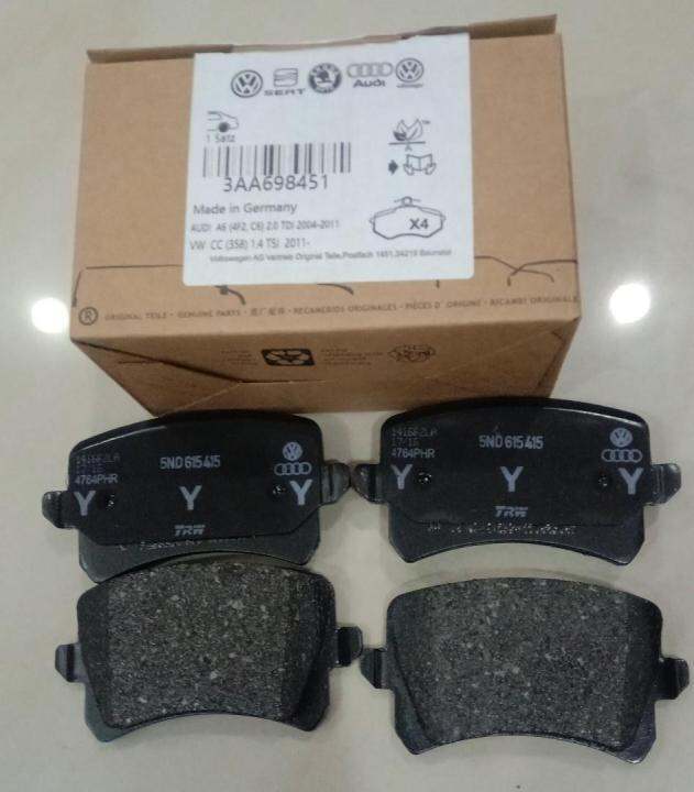 3AA698451 REAR BRAKE PAD VW PASSAT TIGUAN PASSAT CC AUDI Q3 Lazada