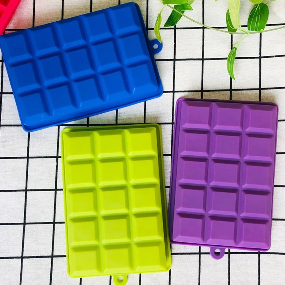 15/24 Grid Silicone Ice Cube Mold Reusable Ice Maker With Lids Food Grade  Ice Cube Square Tray Mold Bar Ice Blocks Maker Tools - AliExpress