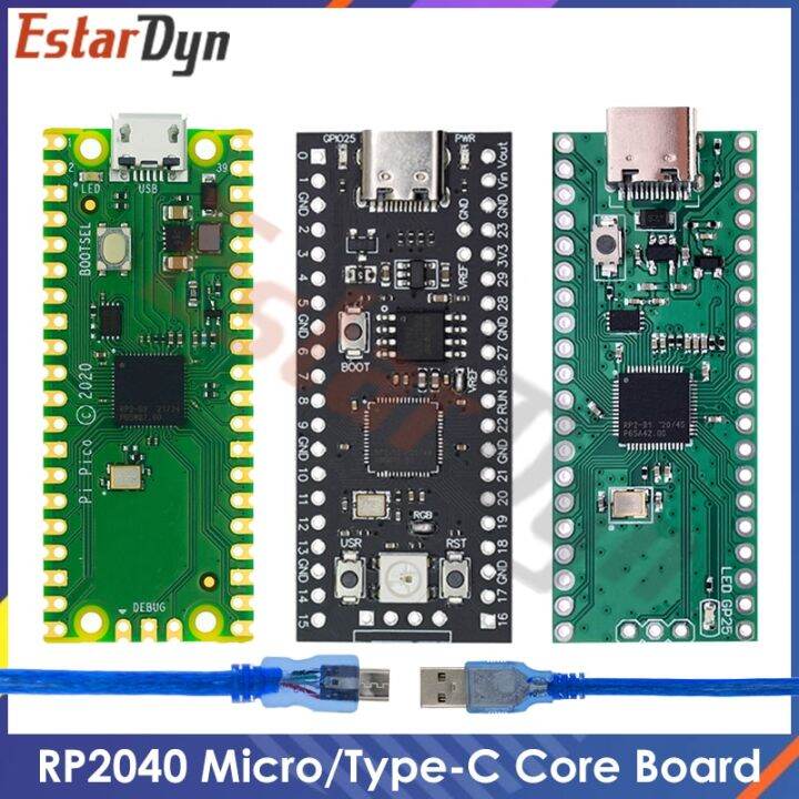 Raspberry Pi Pico Board RP2040 Dual-Core 264KB ARM Low-Power ...