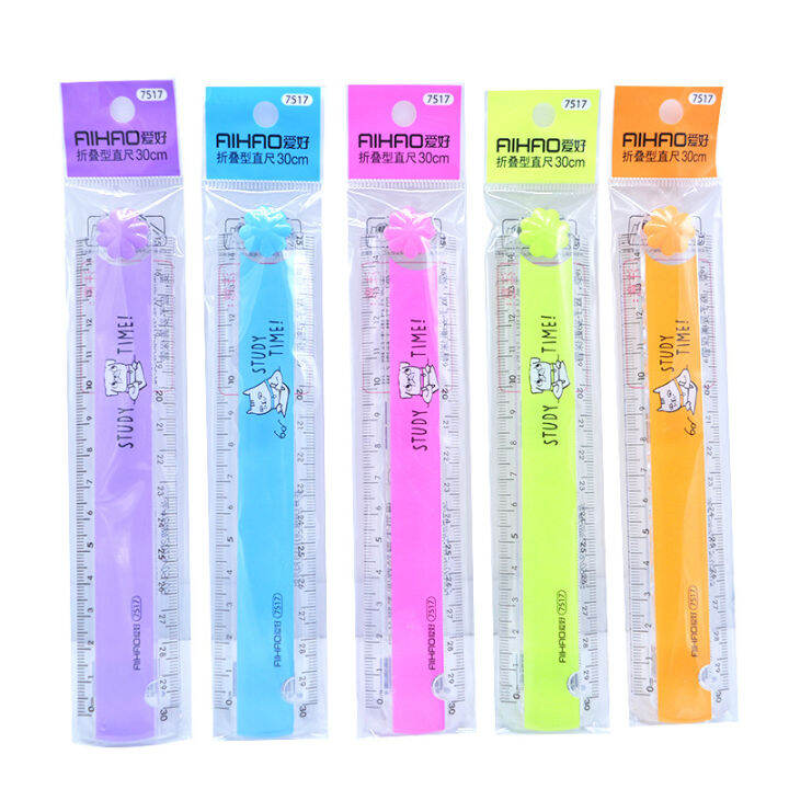 cute-student-ruler-colorful-folding-ruler-drawing-ruler-foldable-ruler-cute-plastic-ruler-colorful-student-ruler