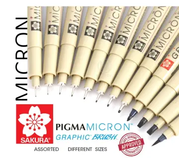 SAKURA Pigma Micron Graphic Design Pen 005 01 02 03 04 05 08 1 BR