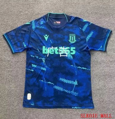 เสื้อ Stoke City Away 23-24คุณภาพไทยเสื้อแข่งฟุตบอลแฟนฉบับ