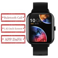 ZZOOI Bluetooth Call Smart Watch Men DIY Watch Face 1.83 HD Full Screen Women Dial Call Smartwatch for Xiaomi Android iOS Phone