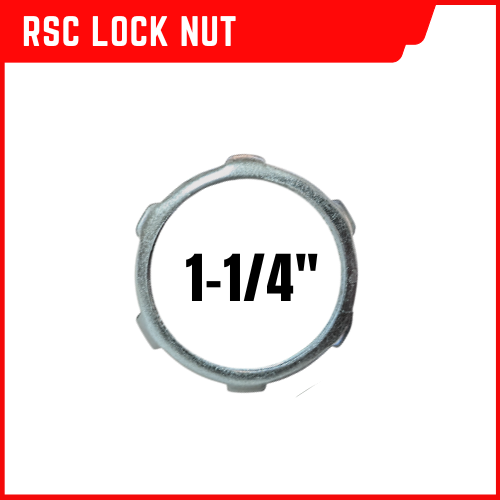 10pcs RSC Rigid Steel Conduit Lock Nut (AVAILABLE SIZES 3/4", 1", 11/