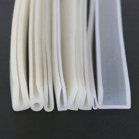 【2023】2 meters U-channel Silicone rubber shower door glass sealing tape Edge trim weathering edge guard