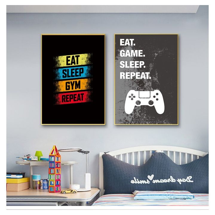  Gaming Wall Art Canvas Colorful Game Controller