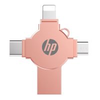 แฟลชไดร์ฟ flash drive แฟลชไดร์ฟ usb Hp 4in1 แฟลชไดรฟ์ USB 3.0 Memory Stick OTG Pendrive Android / สําหรับ ios Laptop 1TB