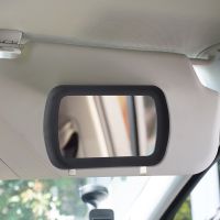 [COD] Car sun visor car makeup mirror clip-on high-definition glass beauty make-up