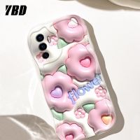 เคสโทรศัพท์มีลายคลื่น YBD สำหรับ Vivo V20 Pro S9 S9E S10 Pro V23E S10E 4G 5G Y75 4G ต้นกระบองเพชรน่ารักและกระต่ายวัสดุซิลิโคนกล้องปกป้องเต็มรูปแบบ