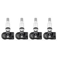 4Pcs Programmable TPMS Sensor 433MHz 315MHZ Sensor Universal 2 in 1 for Tire Pressure Monitoring System