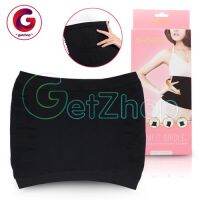 GetZhop  แผ่นผ้ารัดเอว ปลอกรัดเอว รัดหน้าท้องเผาผลาญไขมัน MASADA Slimfit Girdle  (สีดำ)