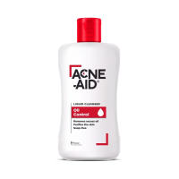 Acne Aid Liquid Cleanser Oil Control แอคเน่-เอด ลิควิด คลีนเซอร์ 100 ml. สีแดง สำหรับผิวมัน ผิวผสมและผิว ที่มีแนวโน้มเป็นสิวง่าย