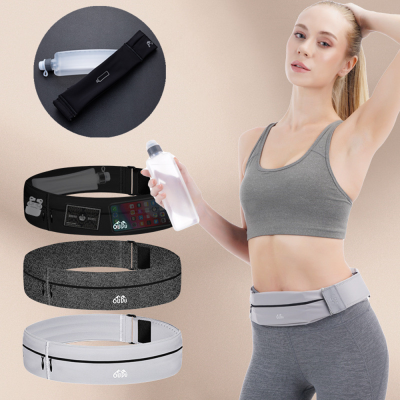 Belt Pocket Zipper Fanny Phone Water Sport Men Sweat Elastic Running Fitness Waist Packs Fitness Packs Waist Packs