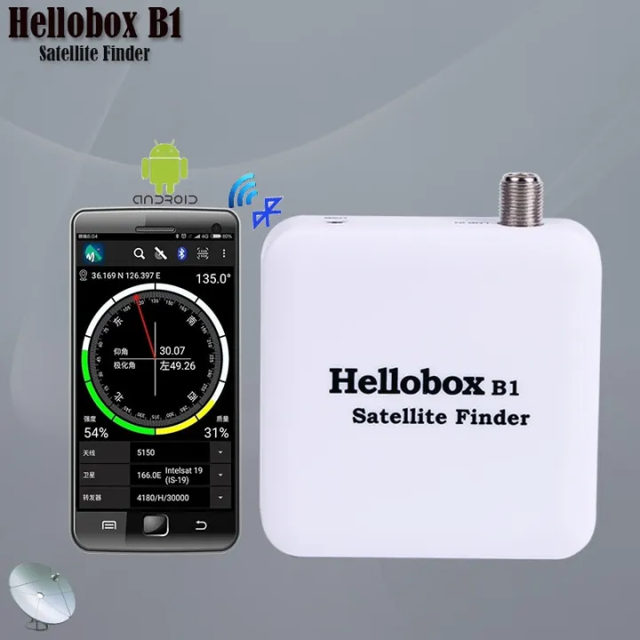 Hellobox B1 Satellite Finder Support Satellite Meter Bluetooth