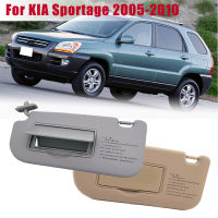 ม่านบังแดดรถยนต์พร้อมกระจกแต่งหน้าด้านหน้าภายในม่านบังแดดสำหรับ KIA Sportage 2005-2010